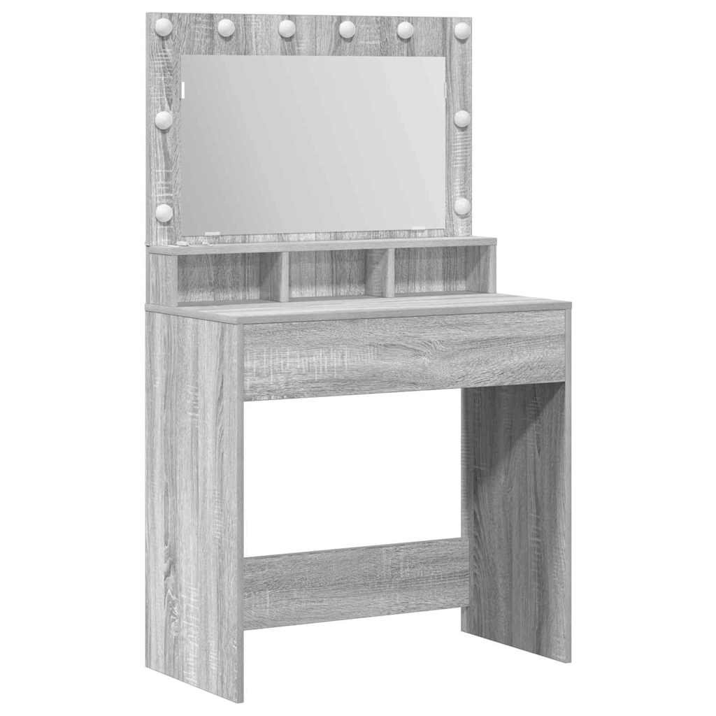 Plafondtafel Grijs Sonoma 78,5 x 41 x 135 cm Bewerkt hout is nu te koop bij PeponiXL, paradijselijk wonen!