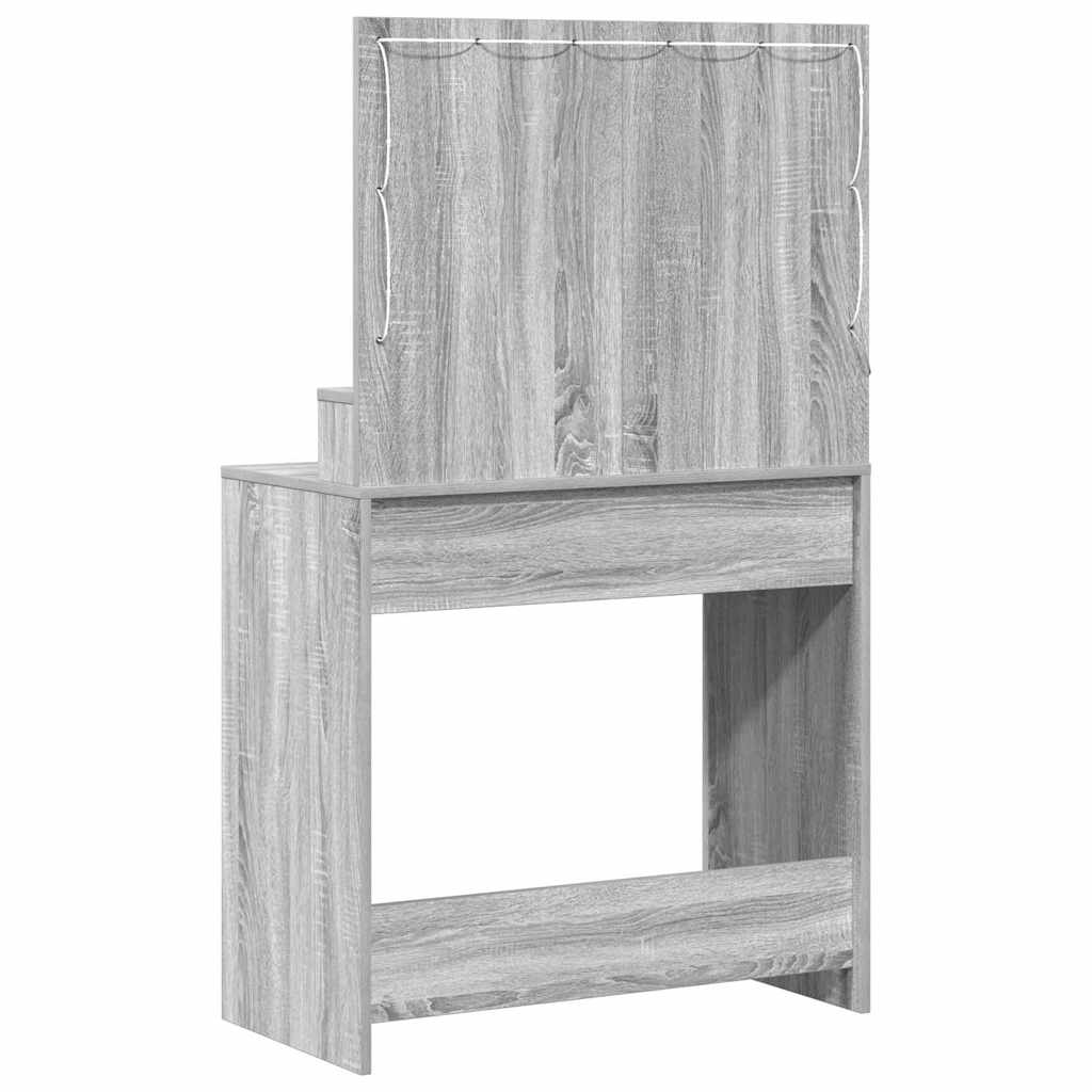 Plafondtafel Grijs Sonoma 78,5 x 41 x 135 cm Bewerkt hout is nu te koop bij PeponiXL, paradijselijk wonen!