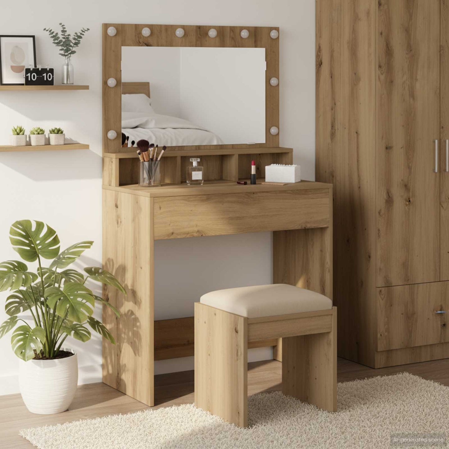 Plafondtafel Artisan Eiken 75,5 x 41 x 135 cm Bewerkt hout is nu te koop bij PeponiXL, paradijselijk wonen!