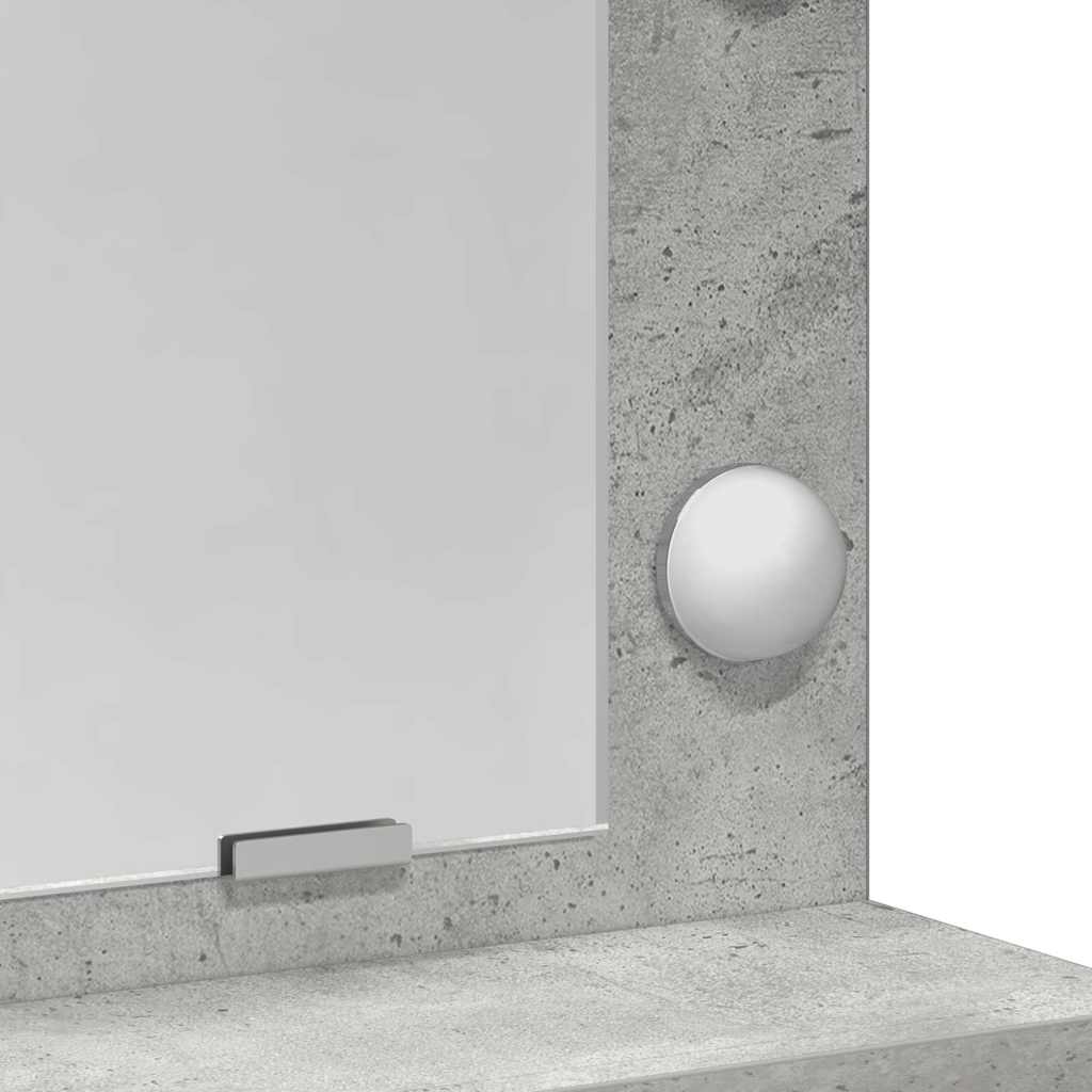 Plafondtafel Beton Grijs 50 x 41 x 135 cm Bewerkt hout is nu te koop bij PeponiXL, paradijselijk wonen!