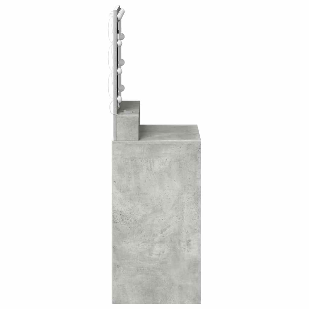 Plafondtafel Beton Grijs 50 x 41 x 135 cm Bewerkt hout is nu te koop bij PeponiXL, paradijselijk wonen!