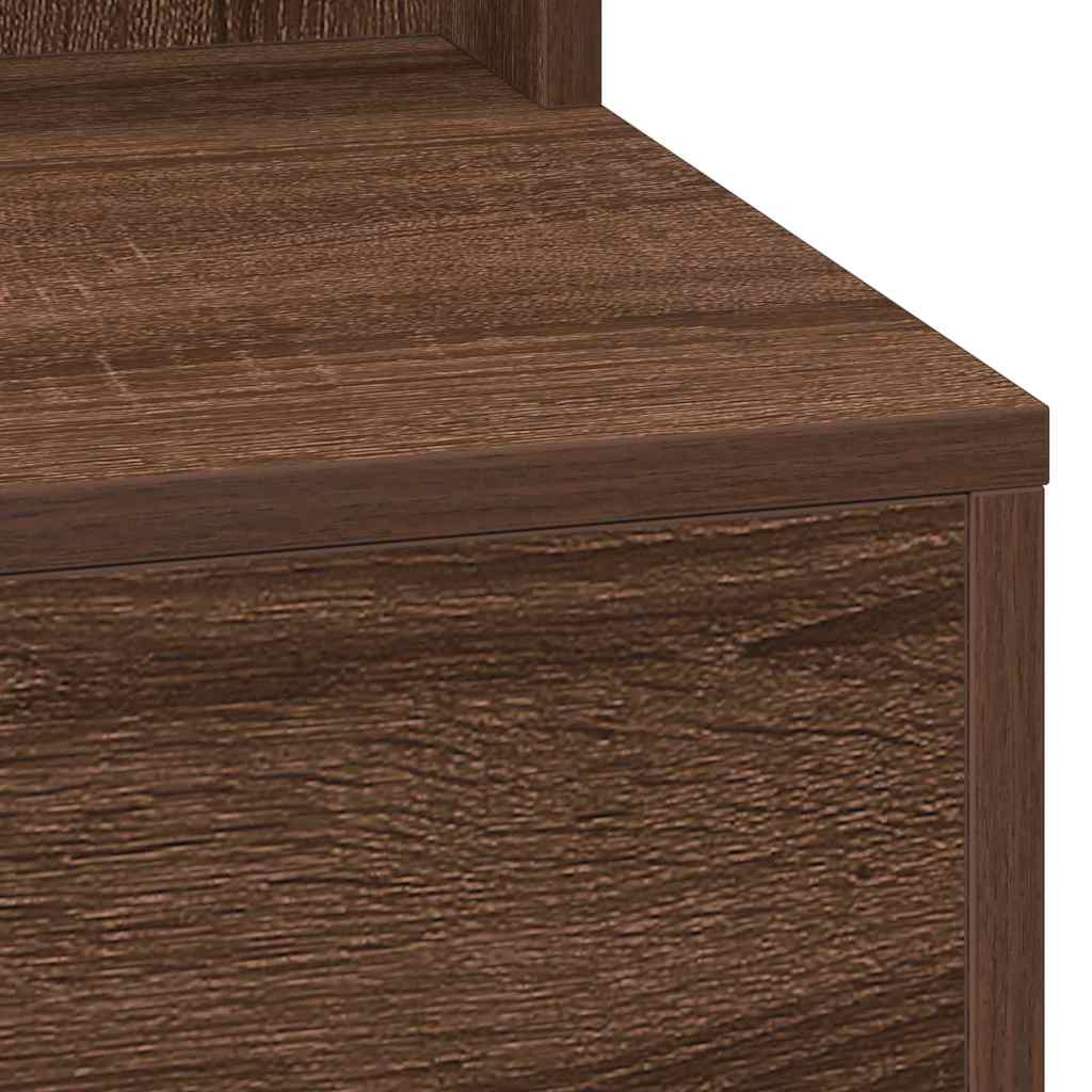 Plafondtafel Bruin Eiken 50 x 41 x 135 cm Bewerkt hout is nu te koop bij PeponiXL, paradijselijk wonen!