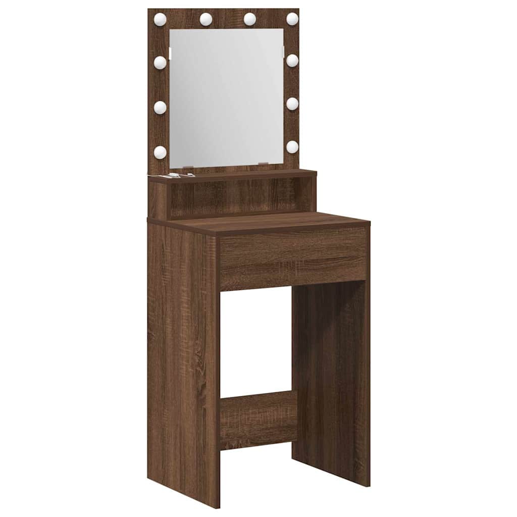 Plafondtafel Bruin Eiken 50 x 41 x 135 cm Bewerkt hout is nu te koop bij PeponiXL, paradijselijk wonen!