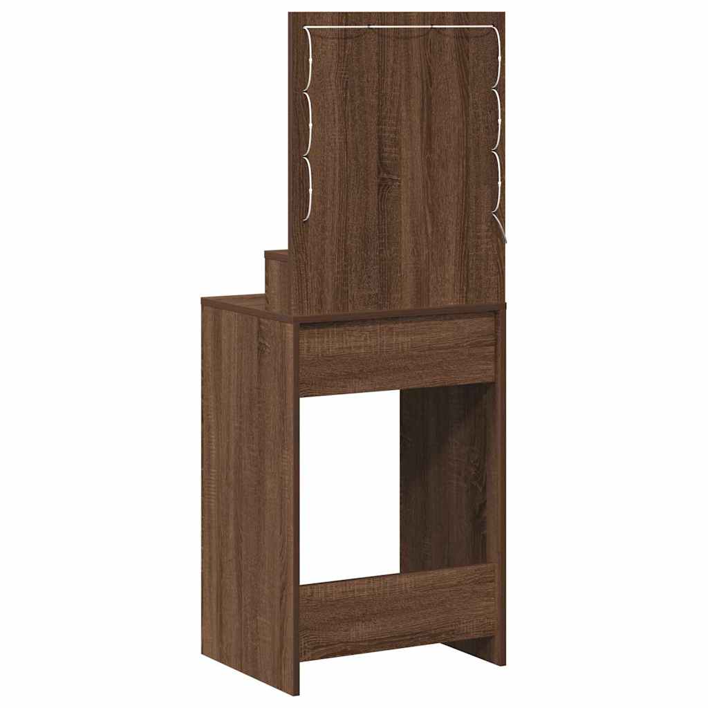 Plafondtafel Bruin Eiken 50 x 41 x 135 cm Bewerkt hout is nu te koop bij PeponiXL, paradijselijk wonen!