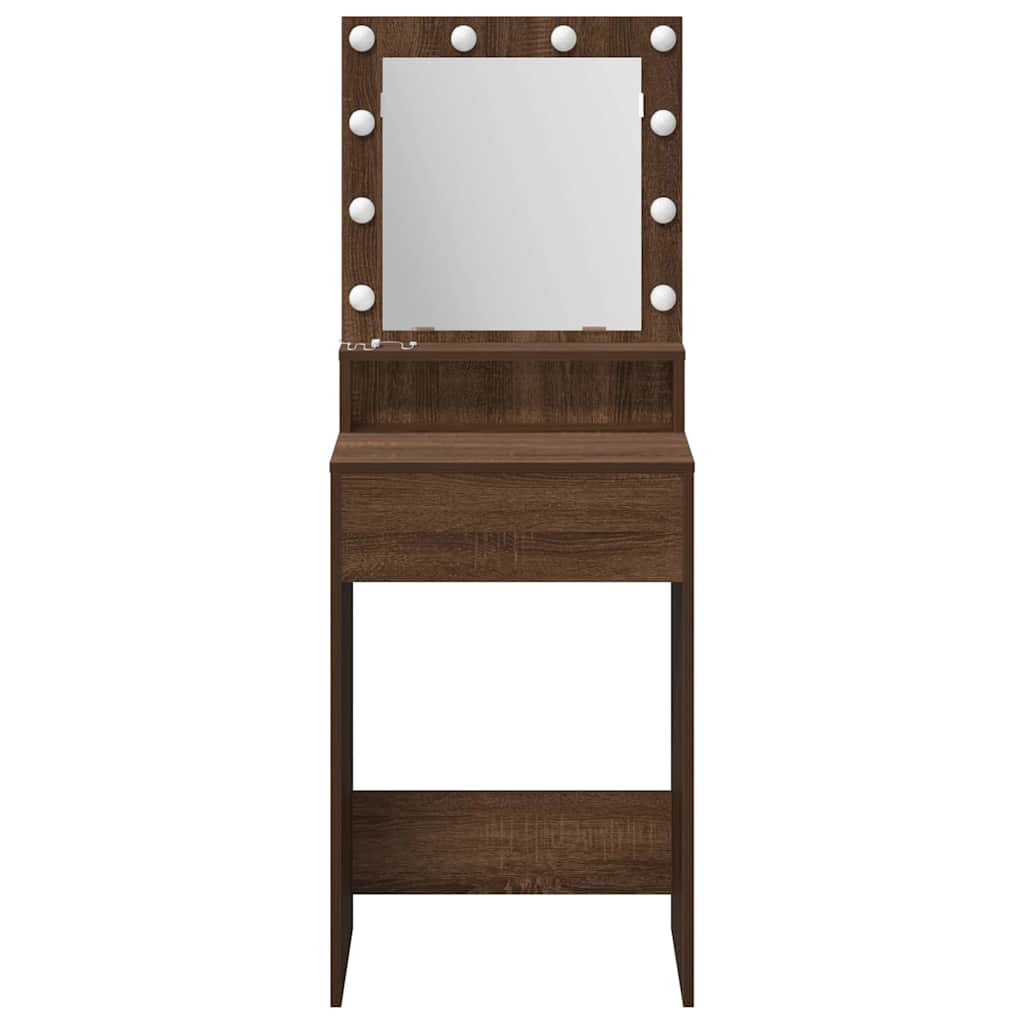 Plafondtafel Bruin Eiken 50 x 41 x 135 cm Bewerkt hout is nu te koop bij PeponiXL, paradijselijk wonen!
