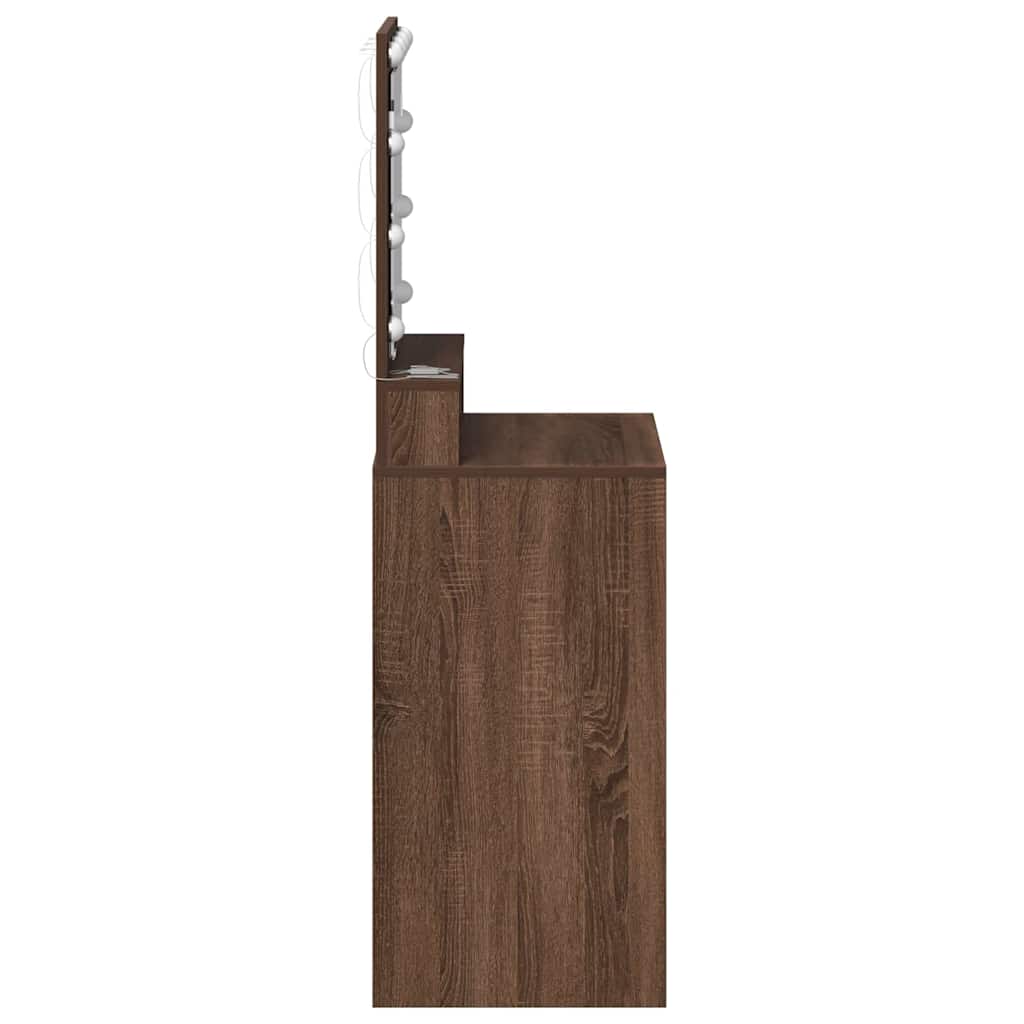 Plafondtafel Bruin Eiken 50 x 41 x 135 cm Bewerkt hout is nu te koop bij PeponiXL, paradijselijk wonen!