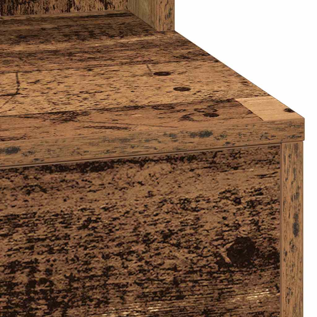 Plafondtafel met plank Oudhout 50 x 41 x 135 cm Bewerkt hout is nu te koop bij PeponiXL, paradijselijk wonen!