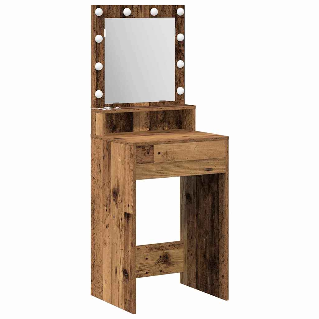 Plafondtafel met plank Oudhout 50 x 41 x 135 cm Bewerkt hout is nu te koop bij PeponiXL, paradijselijk wonen!