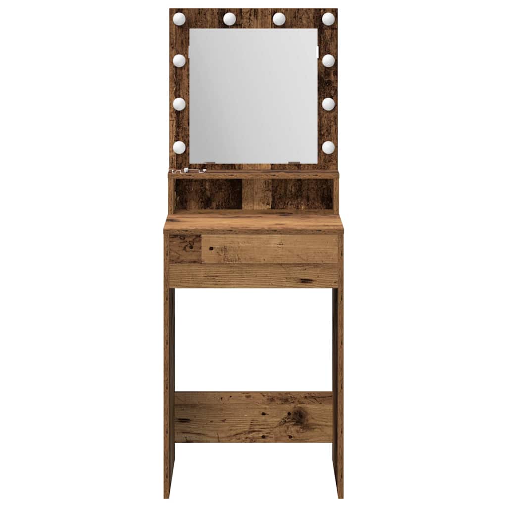 Plafondtafel met plank Oudhout 50 x 41 x 135 cm Bewerkt hout is nu te koop bij PeponiXL, paradijselijk wonen!