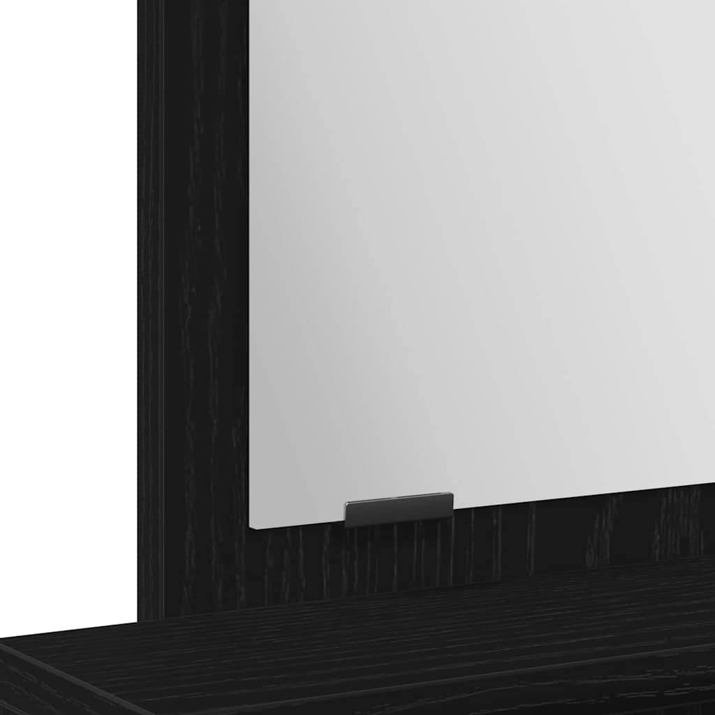 Plafondtafel met lade Zwart Eiken 50 x 41 x 140 cm Bewerkt hout is nu te koop bij PeponiXL, paradijselijk wonen!