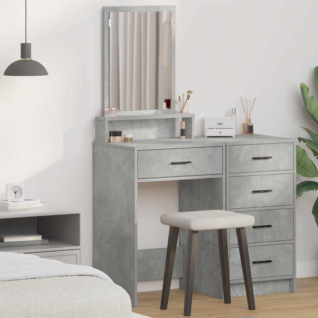 Plafondtafel met lade Beton Grijs 50 x 41 x 140 cm Bewerkt hout is nu te koop bij PeponiXL, paradijselijk wonen!