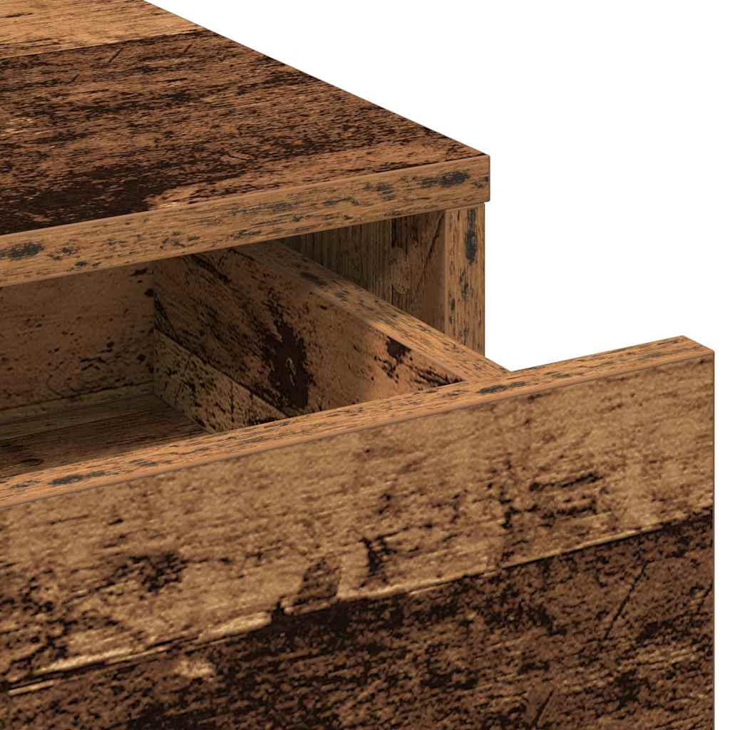 Plafondtafel met lade Oudhout 50 x 41 x 140 cm Bewerkt hout is nu te koop bij PeponiXL, paradijselijk wonen!