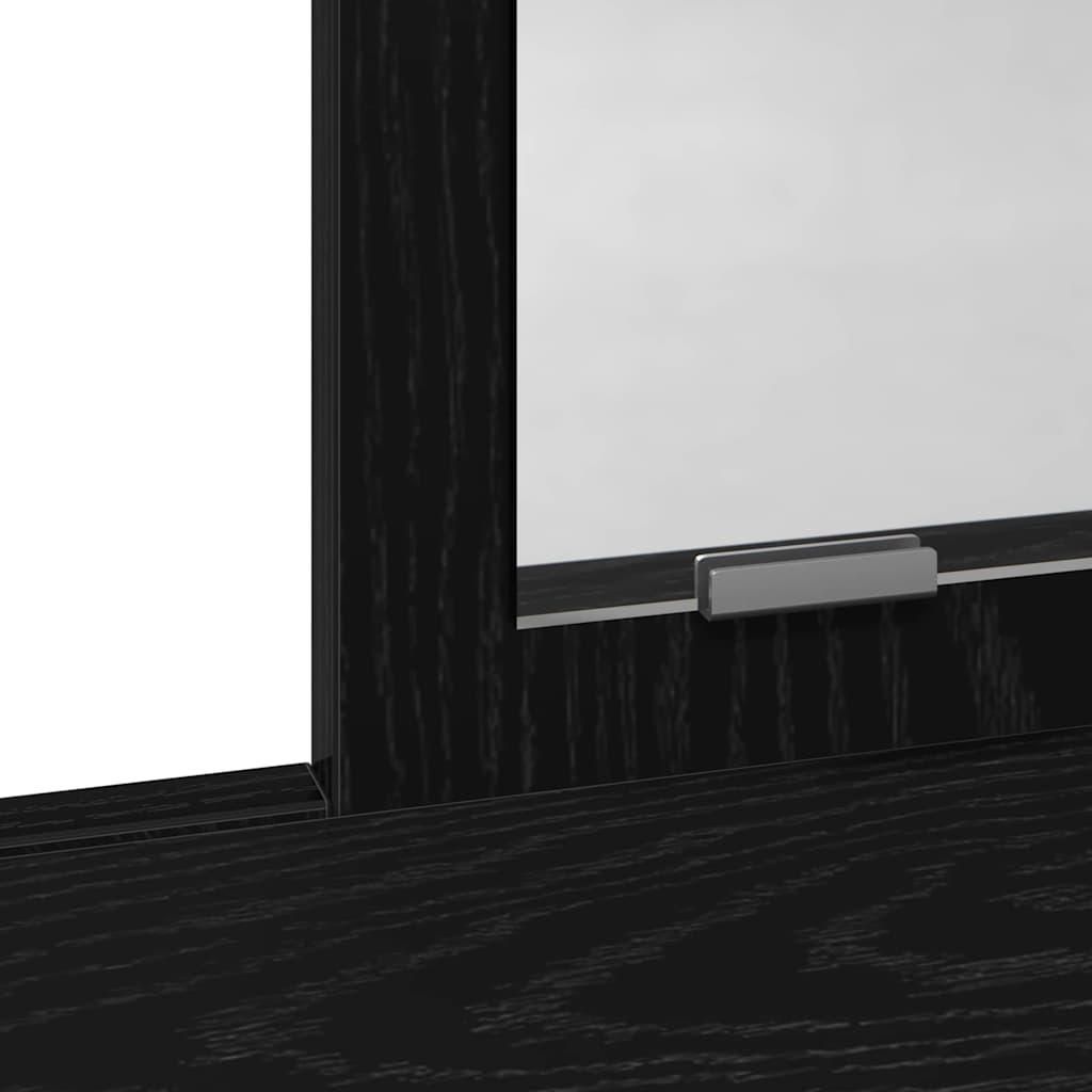 Plafondtafel met lade Zwart Eiken 79 x 41 x 140 cm Bewerkt hout is nu te koop bij PeponiXL, paradijselijk wonen!