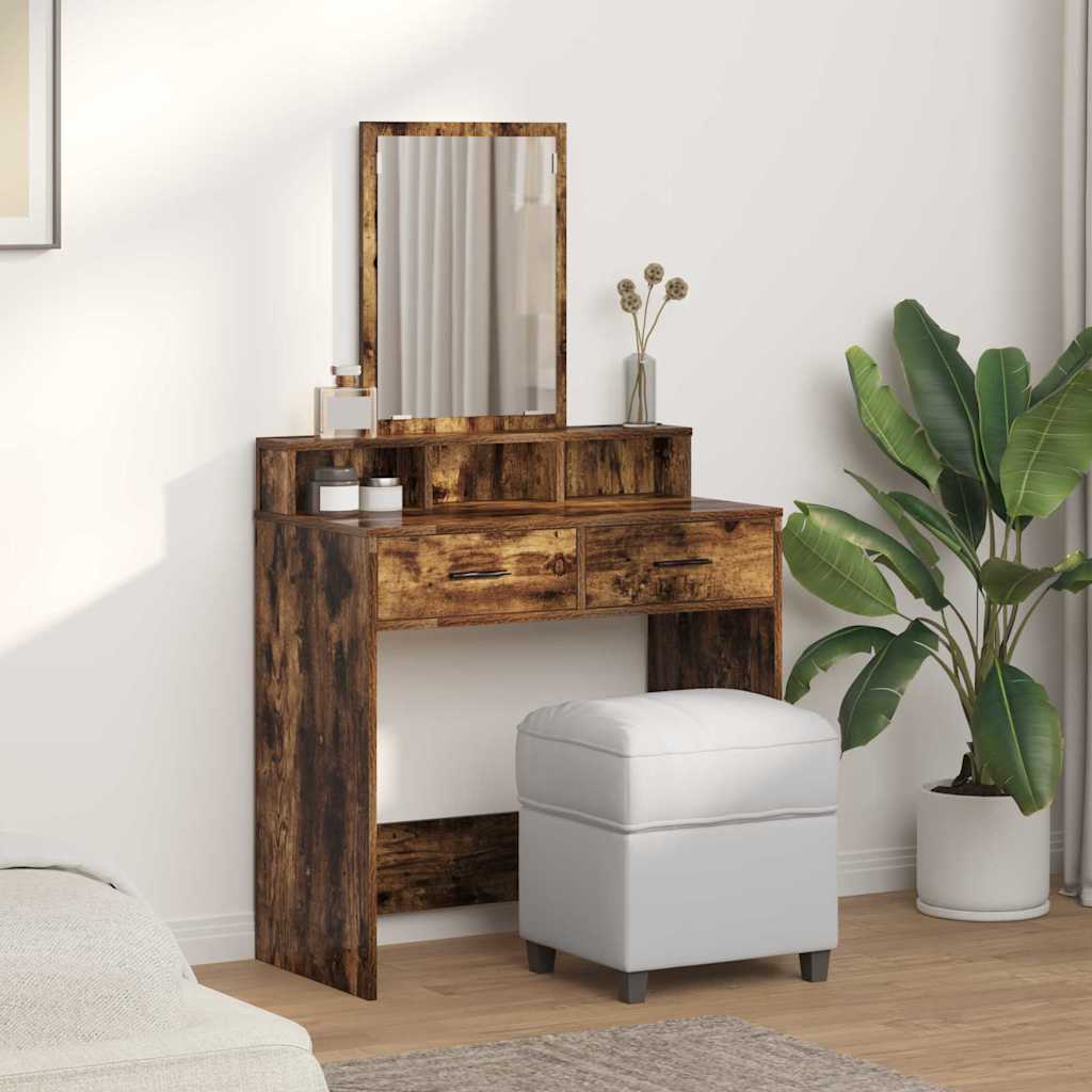 Plafondtafel Gerookt eiken 79 x 41 x 140 cm Bewerkt hout is nu te koop bij PeponiXL, paradijselijk wonen!