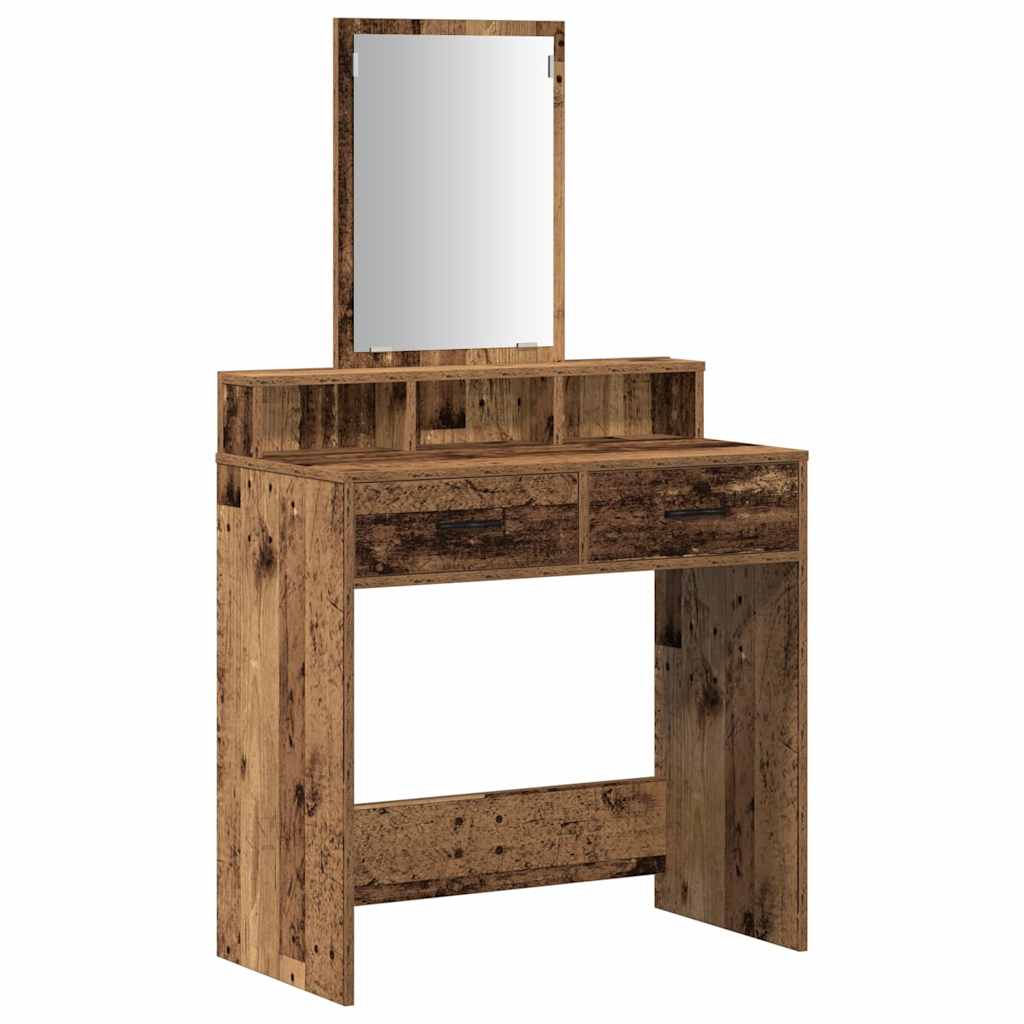 Plafondtafel met lade Oudhout 79 x 41 x 140 cm Bewerkt hout is nu te koop bij PeponiXL, paradijselijk wonen!