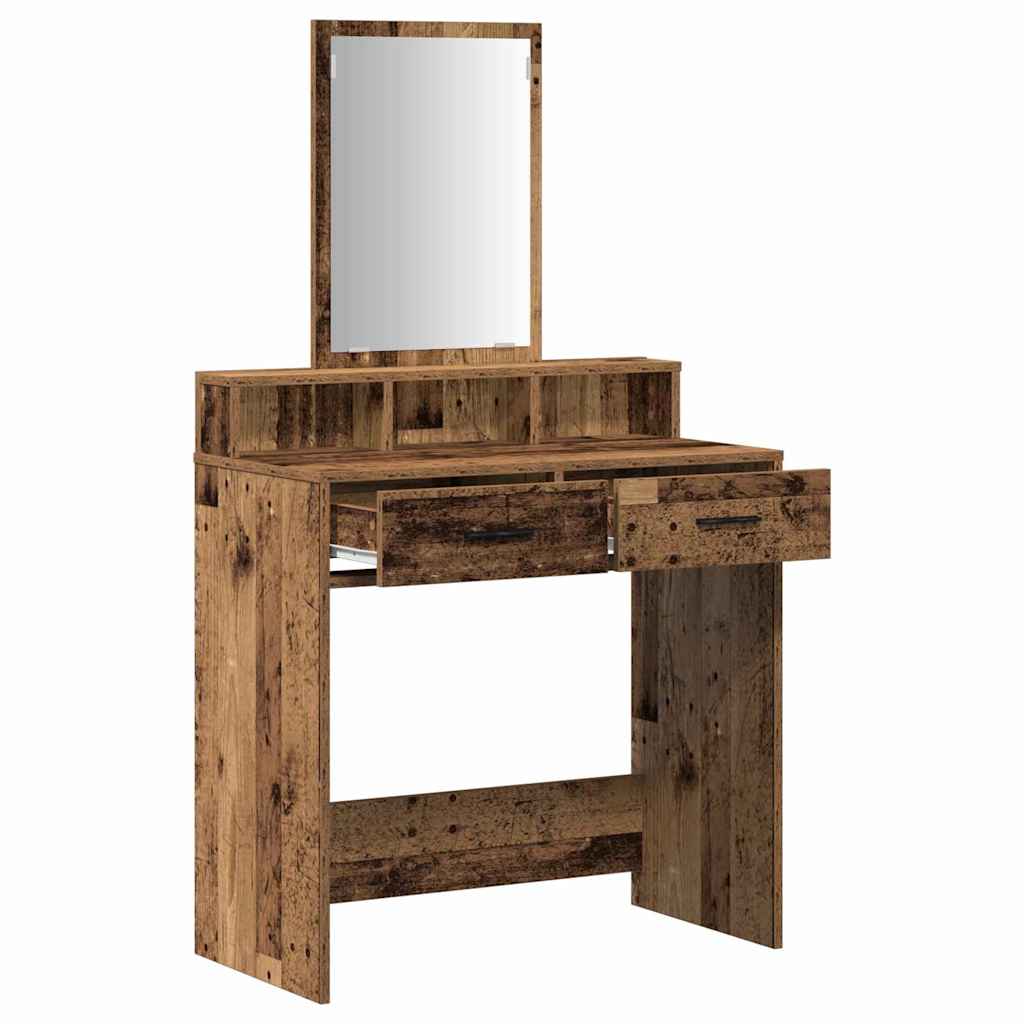 Plafondtafel met lade Oudhout 79 x 41 x 140 cm Bewerkt hout is nu te koop bij PeponiXL, paradijselijk wonen!