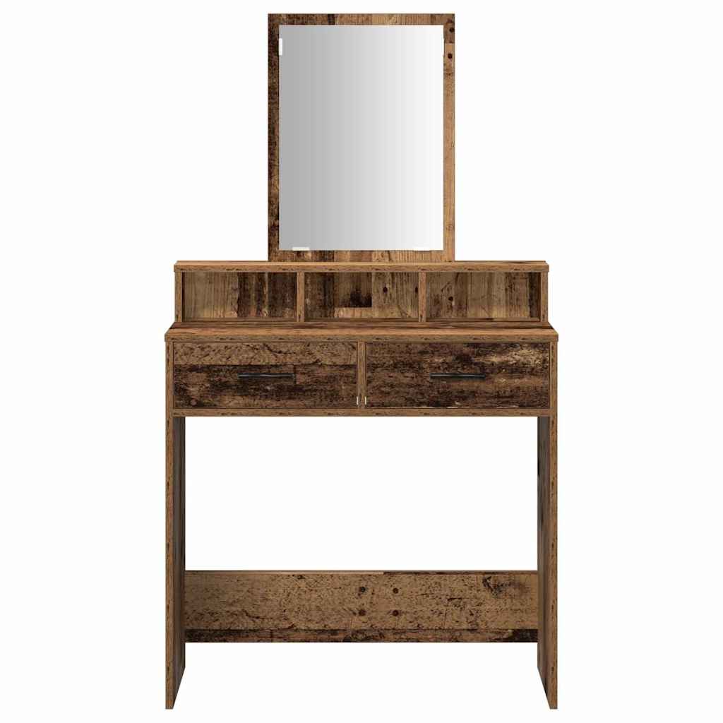 Plafondtafel met lade Oudhout 79 x 41 x 140 cm Bewerkt hout is nu te koop bij PeponiXL, paradijselijk wonen!