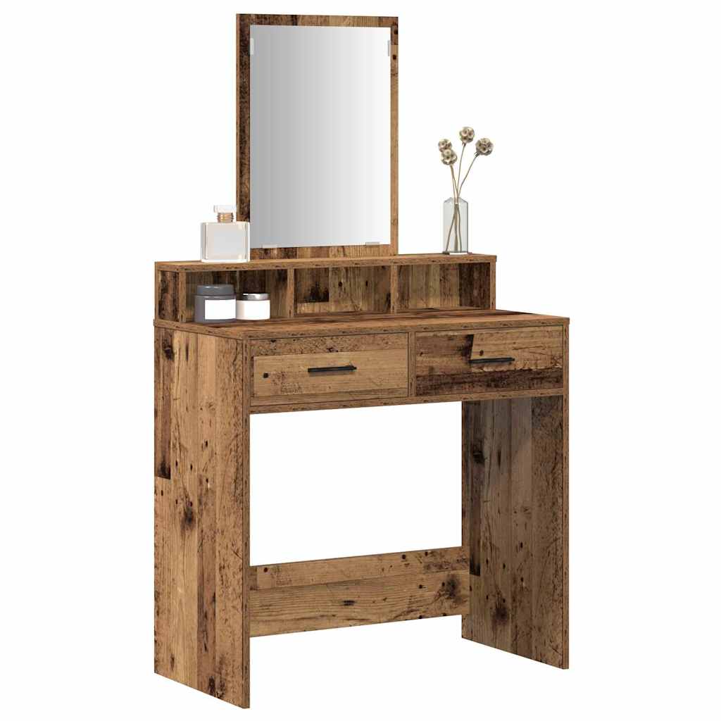 Plafondtafel met lade Oudhout 79 x 41 x 140 cm Bewerkt hout is nu te koop bij PeponiXL, paradijselijk wonen!