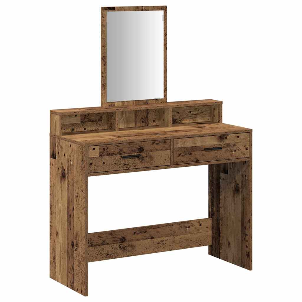 Plafondtafel met lade Oudhout 100 x 41 x 140 cm Bewerkt hout is nu te koop bij PeponiXL, paradijselijk wonen!