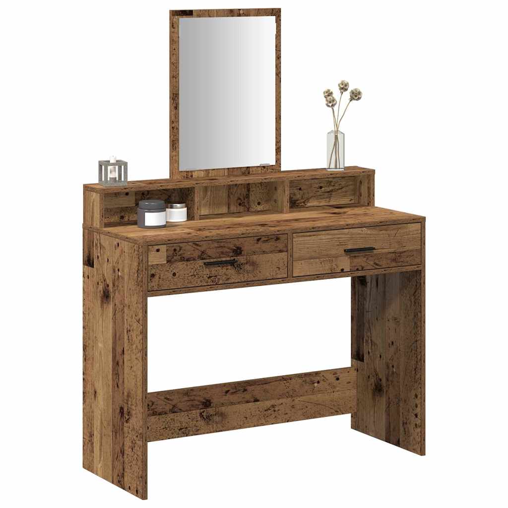 Plafondtafel met lade Oudhout 100 x 41 x 140 cm Bewerkt hout is nu te koop bij PeponiXL, paradijselijk wonen!