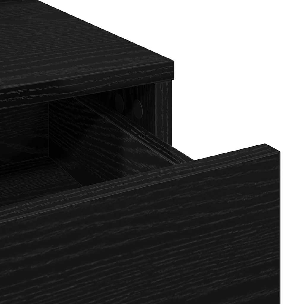 Plafondtafel met lade Zwart 50 x 41 x 140 cm Bewerkt hout is nu te koop bij PeponiXL, paradijselijk wonen!