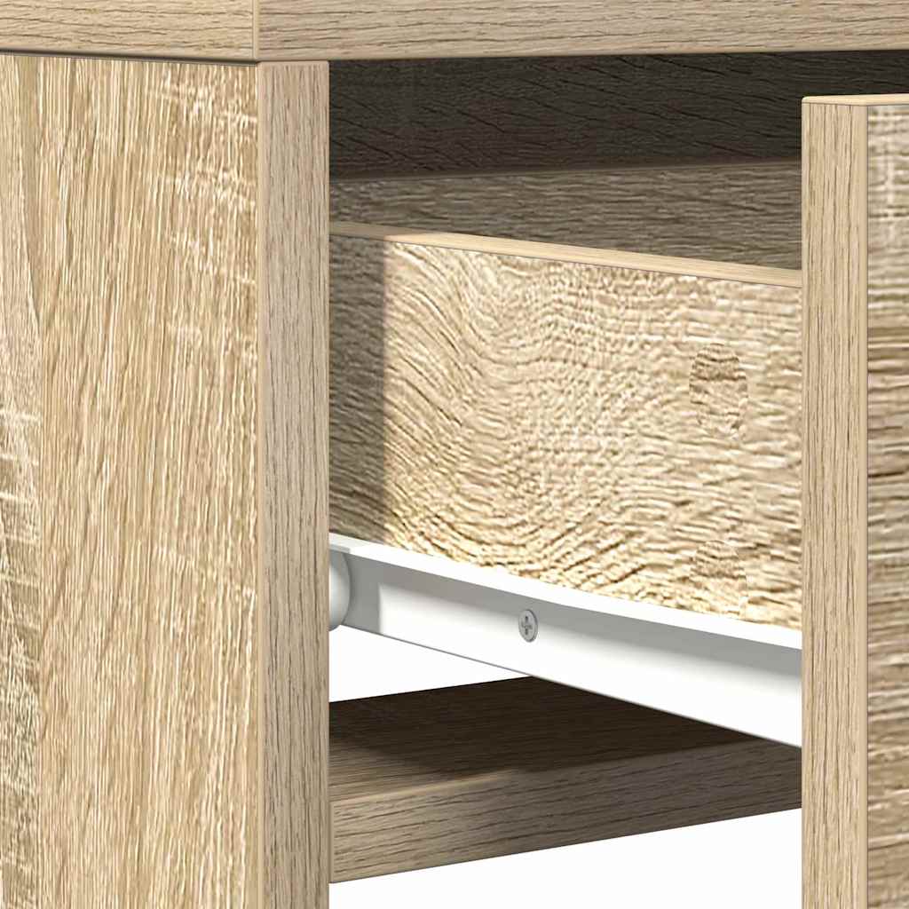 Plafondtafel met lade Bruin 50 x 41 x 140 cm Bewerkt hout is nu te koop bij PeponiXL, paradijselijk wonen!