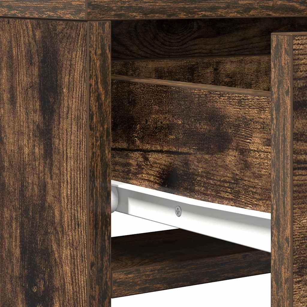 Plafondtafel met lade Bruin 50 x 41 x 140 cm Bewerkt hout is nu te koop bij PeponiXL, paradijselijk wonen!