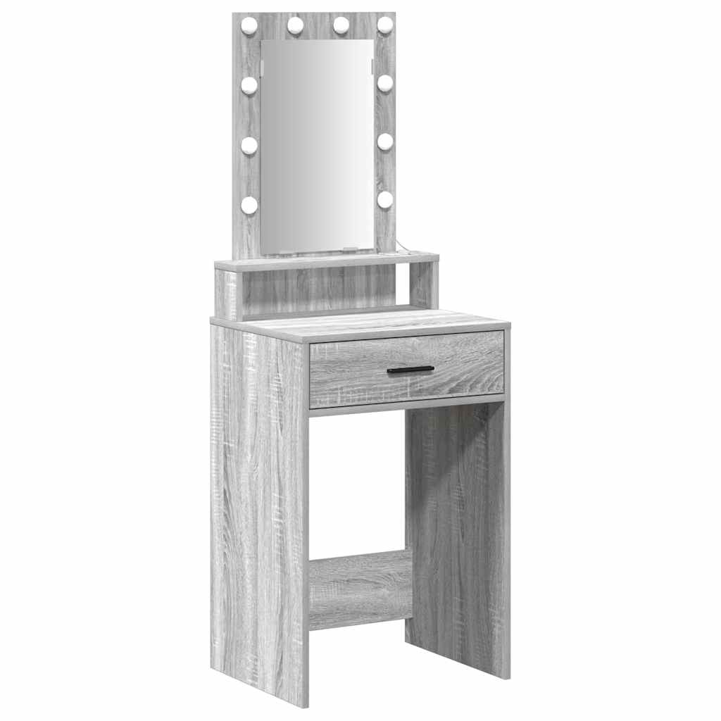 Plafondtafel met lade Grijs 50 x 41 x 140 cm Bewerkt hout is nu te koop bij PeponiXL, paradijselijk wonen!