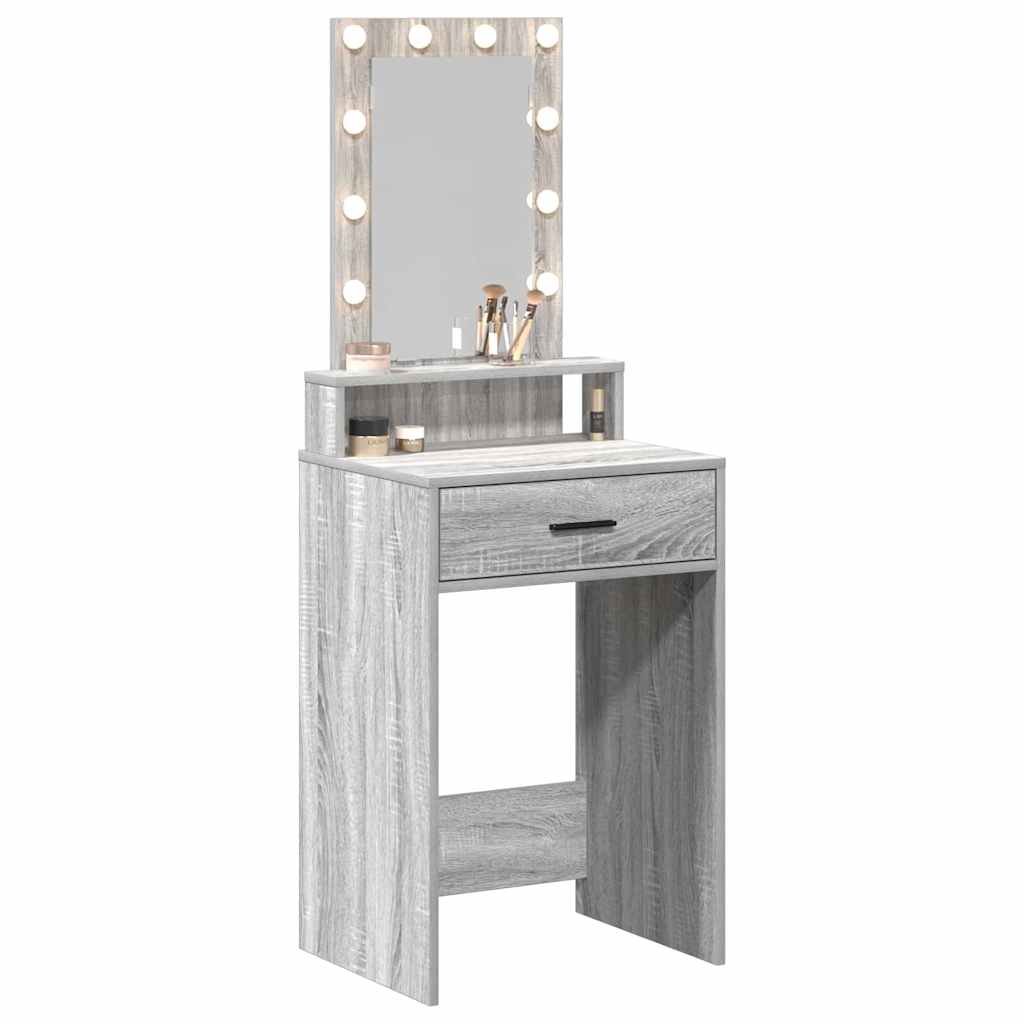 Plafondtafel met lade Grijs 50 x 41 x 140 cm Bewerkt hout is nu te koop bij PeponiXL, paradijselijk wonen!