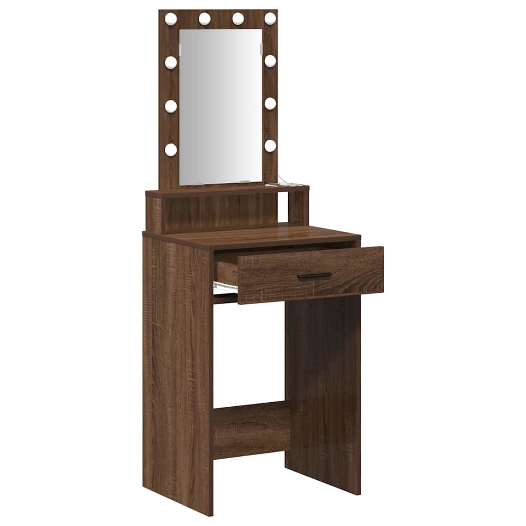 Plafondtafel met lade Bruin 50 x 41 x 140 cm Bewerkt hout is nu te koop bij PeponiXL, paradijselijk wonen!