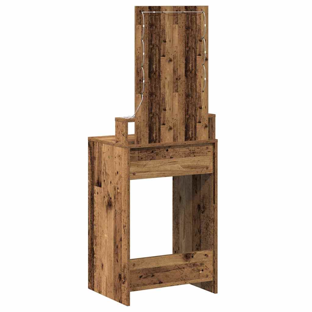 Plafondtafel met lade Bruin 50 x 41 x 140 cm Bewerkt hout is nu te koop bij PeponiXL, paradijselijk wonen!