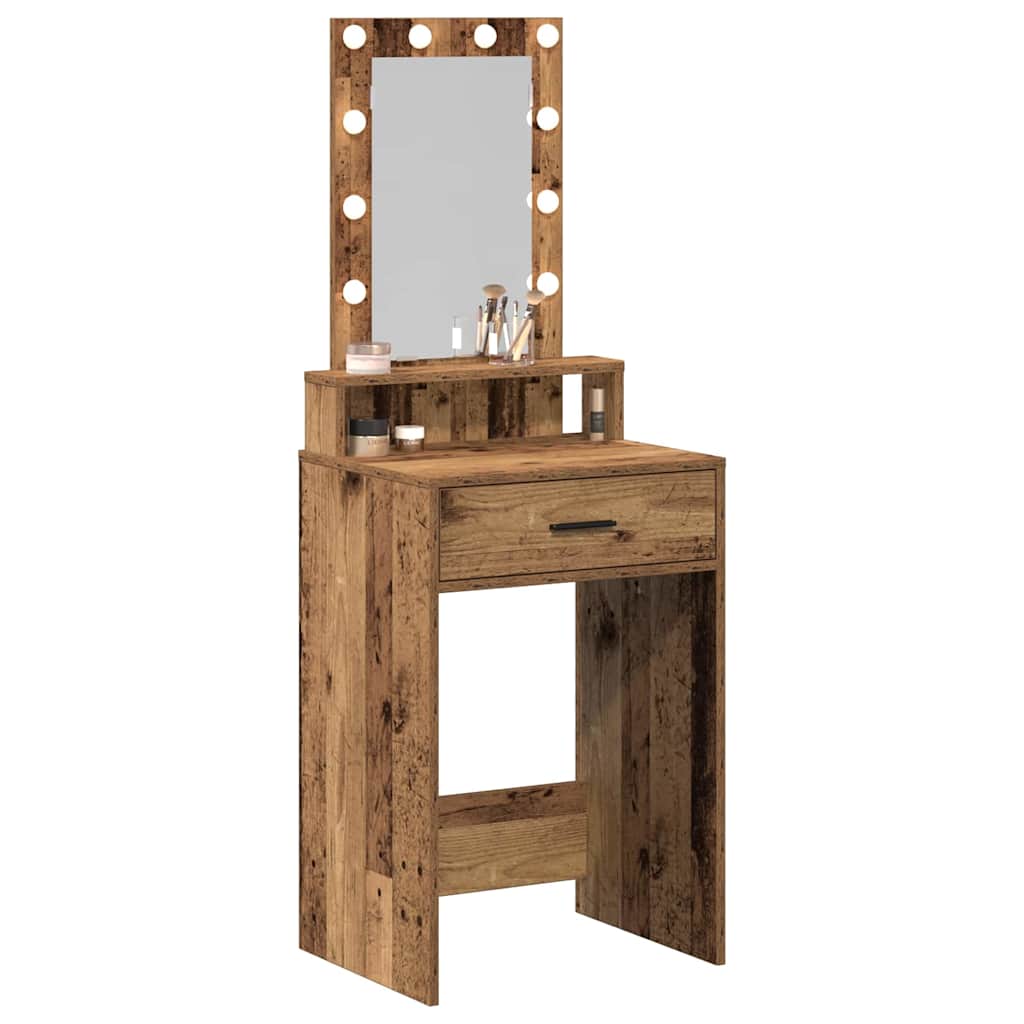 Plafondtafel met lade Bruin 50 x 41 x 140 cm Bewerkt hout is nu te koop bij PeponiXL, paradijselijk wonen!
