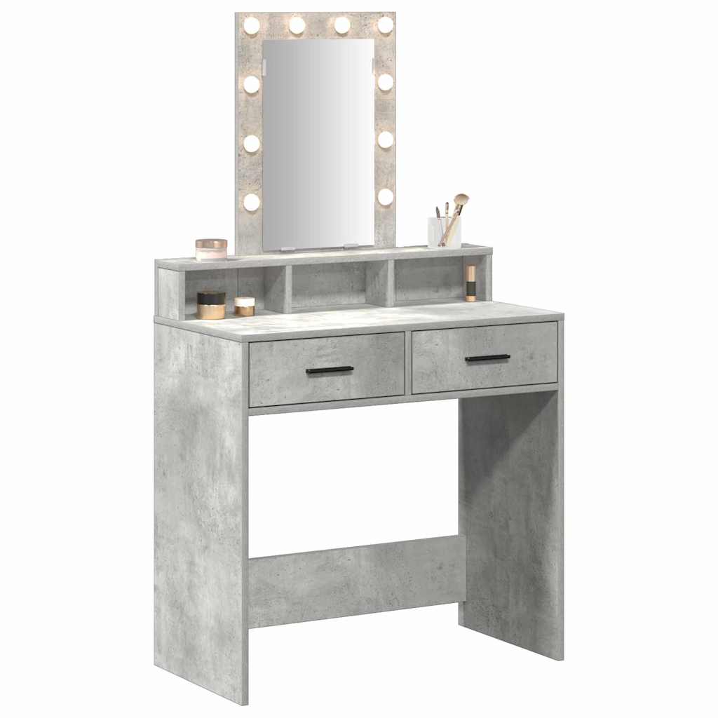 Plafondtafel met lade Grijs 79 x 41 x 140 cm Bewerkt hout is nu te koop bij PeponiXL, paradijselijk wonen!