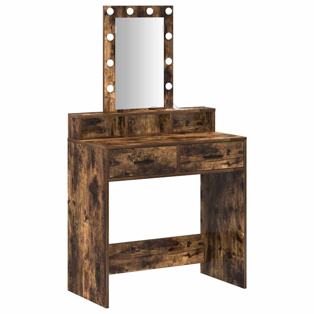 Plafondtafel met lade Bruin 79 x 41 x 140 cm Bewerkt hout is nu te koop bij PeponiXL, paradijselijk wonen!