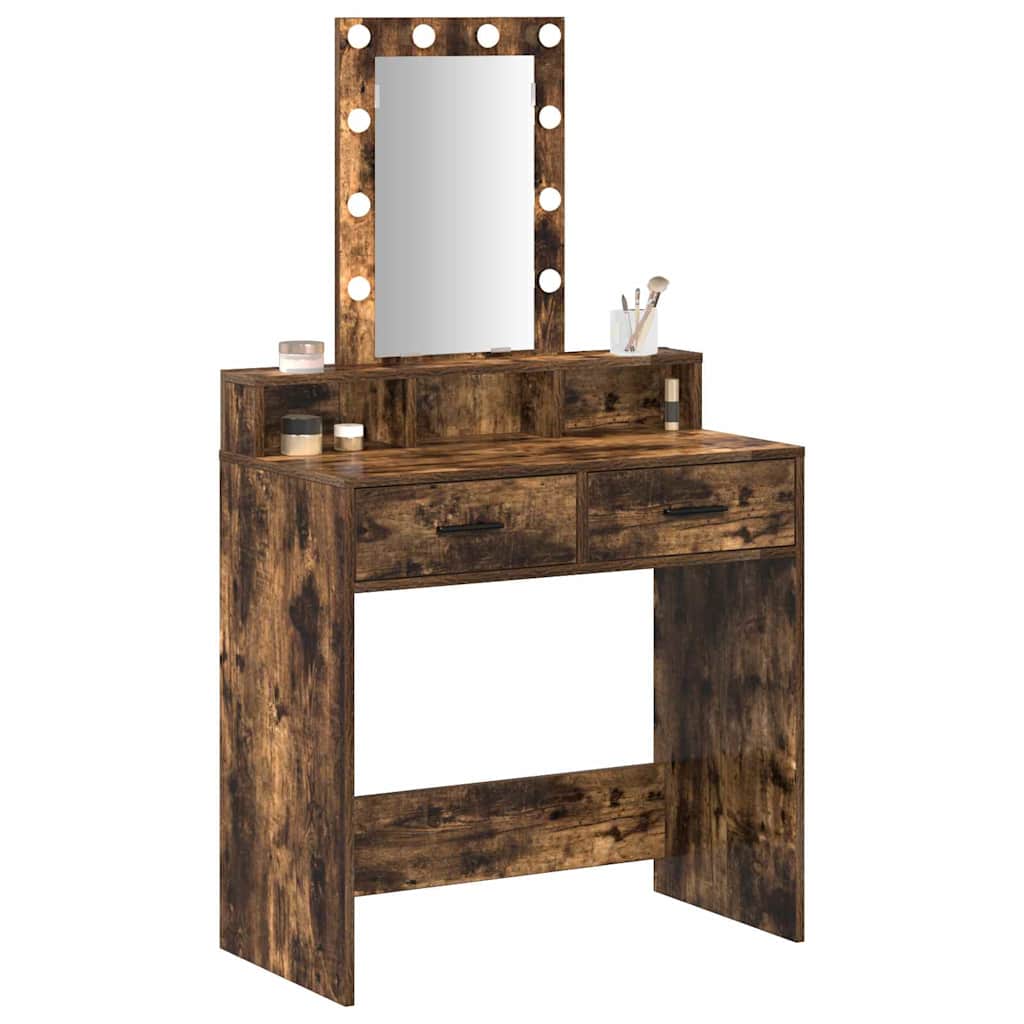 Plafondtafel met lade Bruin 79 x 41 x 140 cm Bewerkt hout is nu te koop bij PeponiXL, paradijselijk wonen!