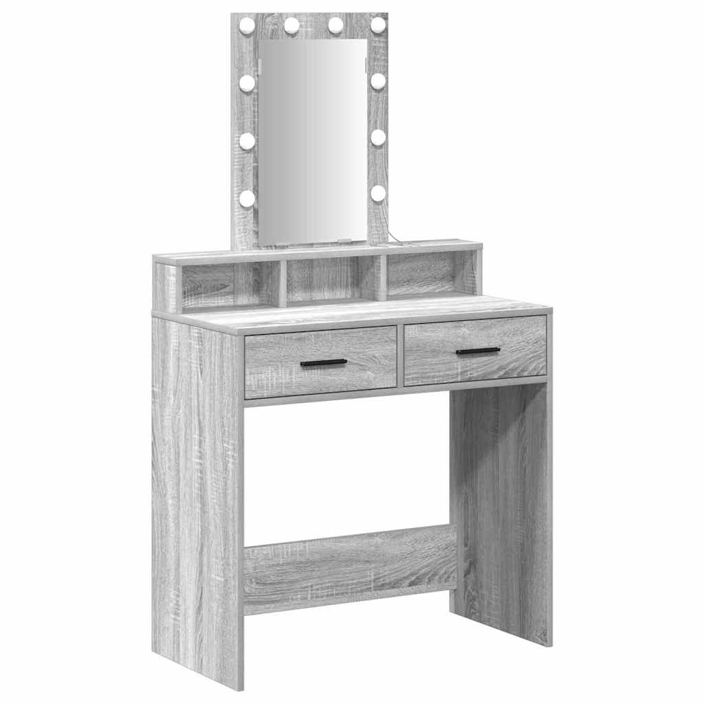 Plafondtafel met lade Grijs 79 x 41 x 140 cm Bewerkt hout is nu te koop bij PeponiXL, paradijselijk wonen!