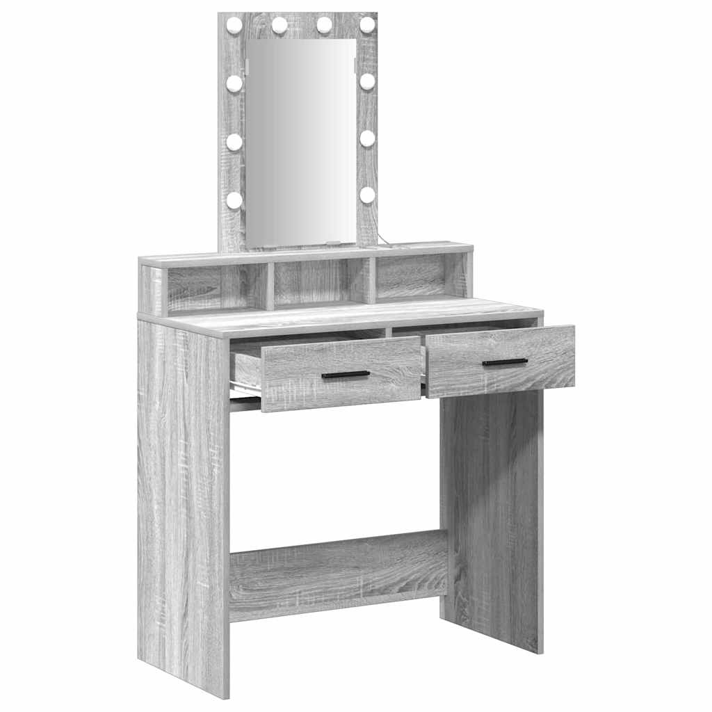 Plafondtafel met lade Grijs 79 x 41 x 140 cm Bewerkt hout is nu te koop bij PeponiXL, paradijselijk wonen!