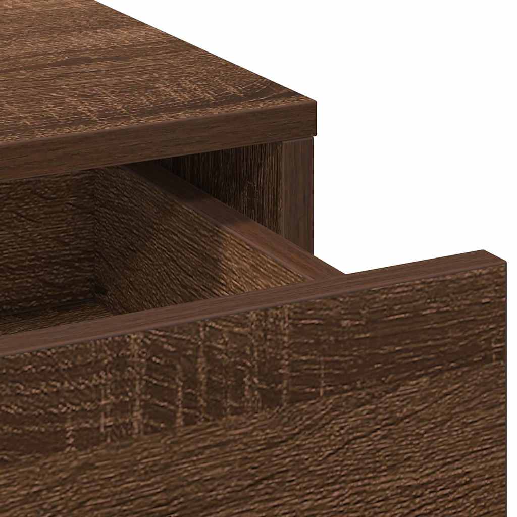 Plafondtafel met lade Bruin 79 x 41 x 140 cm Bewerkt hout is nu te koop bij PeponiXL, paradijselijk wonen!