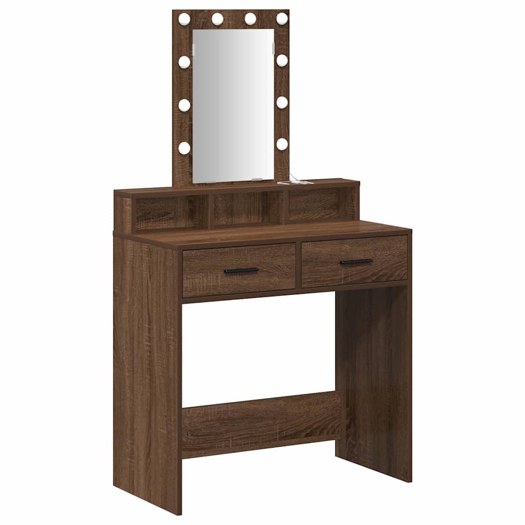 Plafondtafel met lade Bruin 79 x 41 x 140 cm Bewerkt hout is nu te koop bij PeponiXL, paradijselijk wonen!