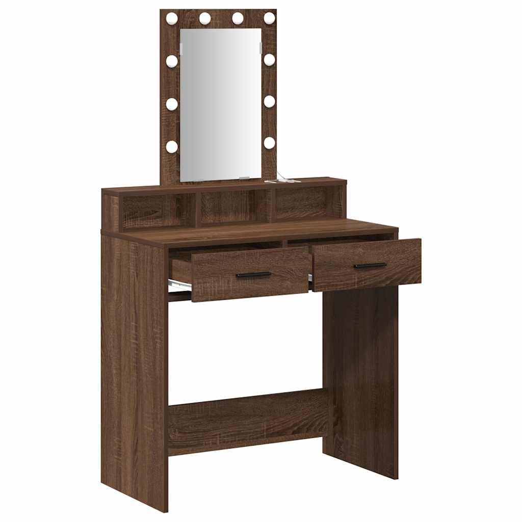 Plafondtafel met lade Bruin 79 x 41 x 140 cm Bewerkt hout is nu te koop bij PeponiXL, paradijselijk wonen!