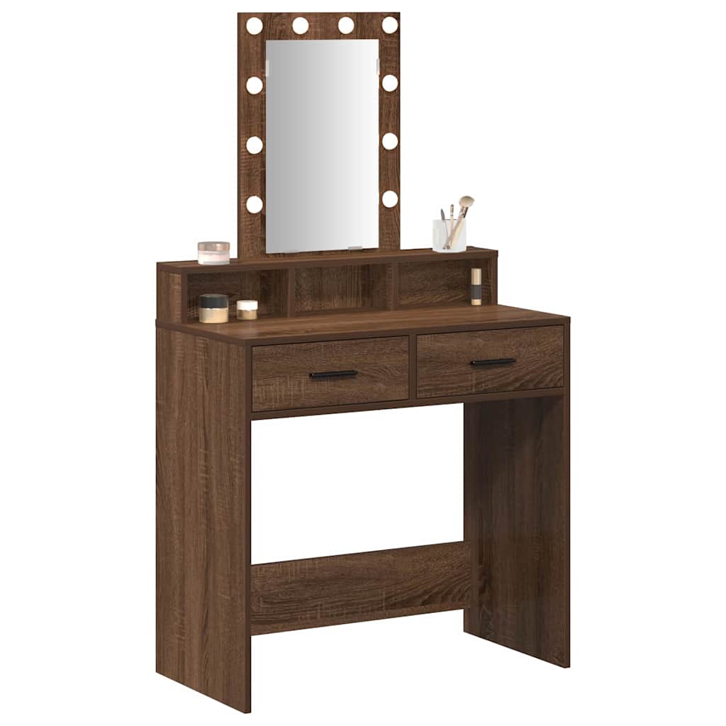 Plafondtafel met lade Bruin 79 x 41 x 140 cm Bewerkt hout is nu te koop bij PeponiXL, paradijselijk wonen!
