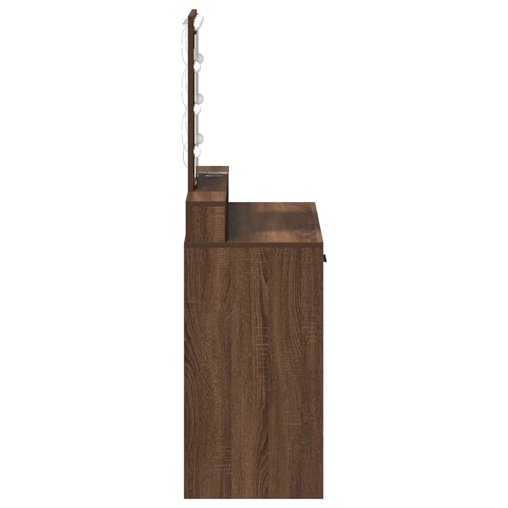 Plafondtafel met lade Bruin 79 x 41 x 140 cm Bewerkt hout is nu te koop bij PeponiXL, paradijselijk wonen!