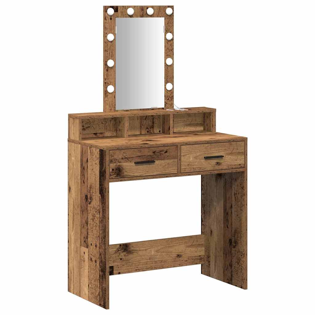 Plafondtafel met lade Bruin 79 x 41 x 140 cm Bewerkt hout is nu te koop bij PeponiXL, paradijselijk wonen!