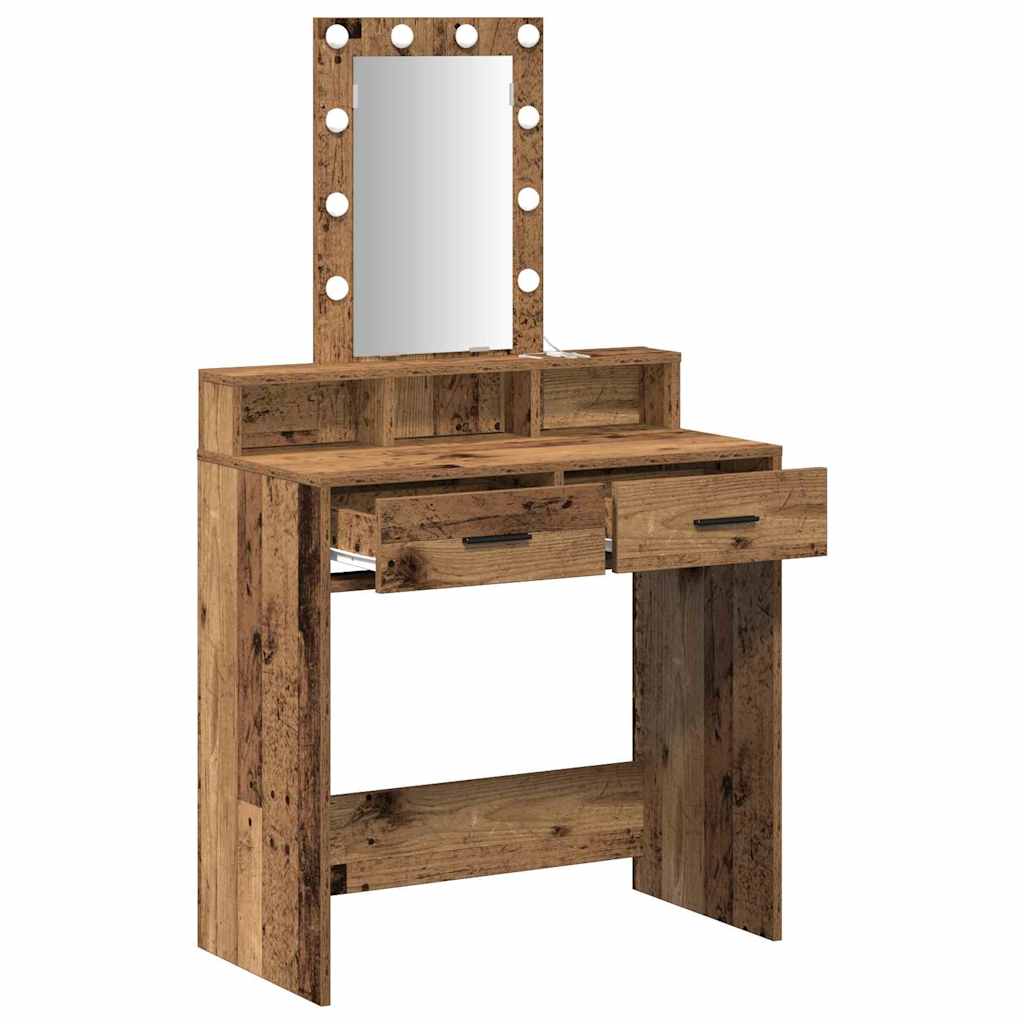 Plafondtafel met lade Bruin 79 x 41 x 140 cm Bewerkt hout is nu te koop bij PeponiXL, paradijselijk wonen!