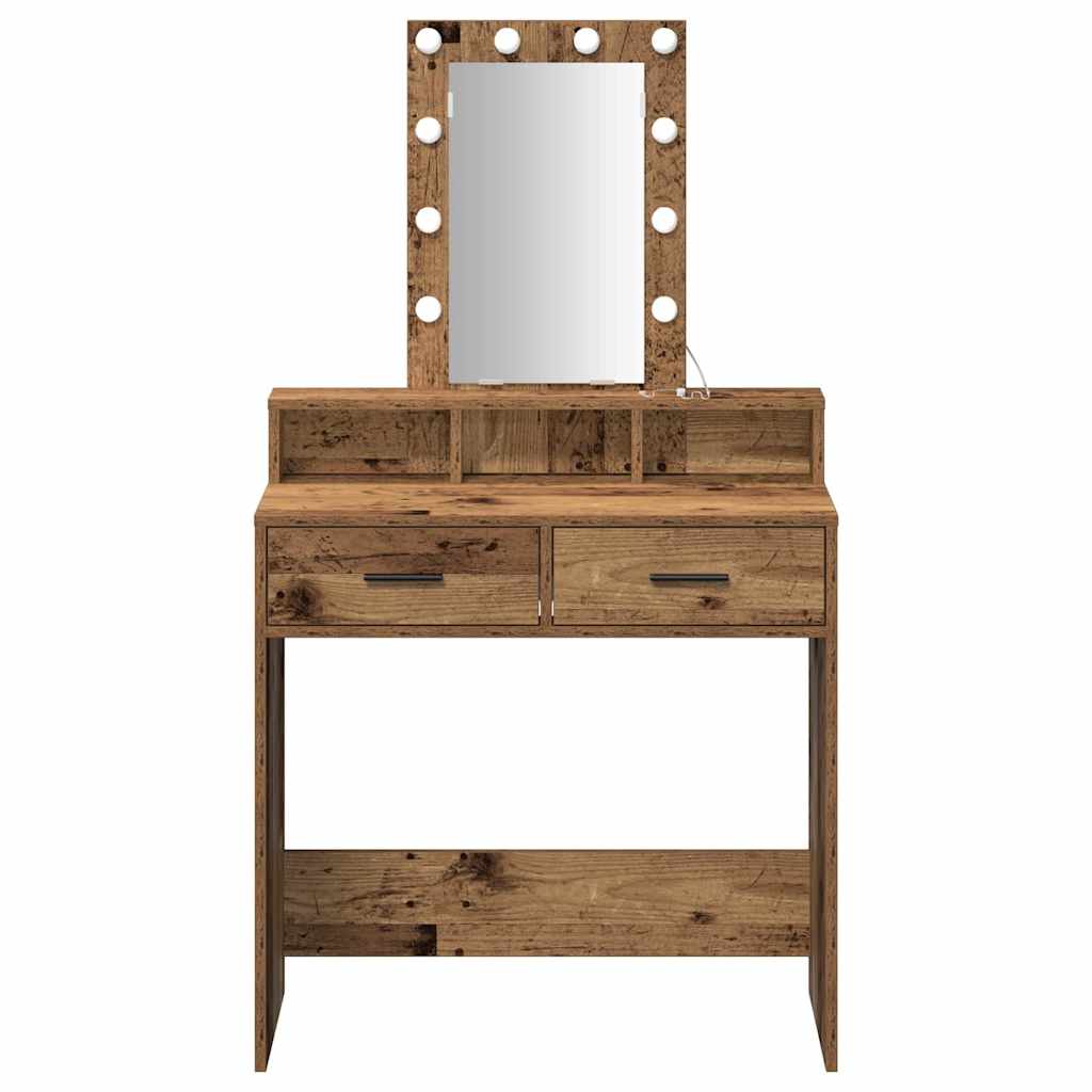 Plafondtafel met lade Bruin 79 x 41 x 140 cm Bewerkt hout is nu te koop bij PeponiXL, paradijselijk wonen!