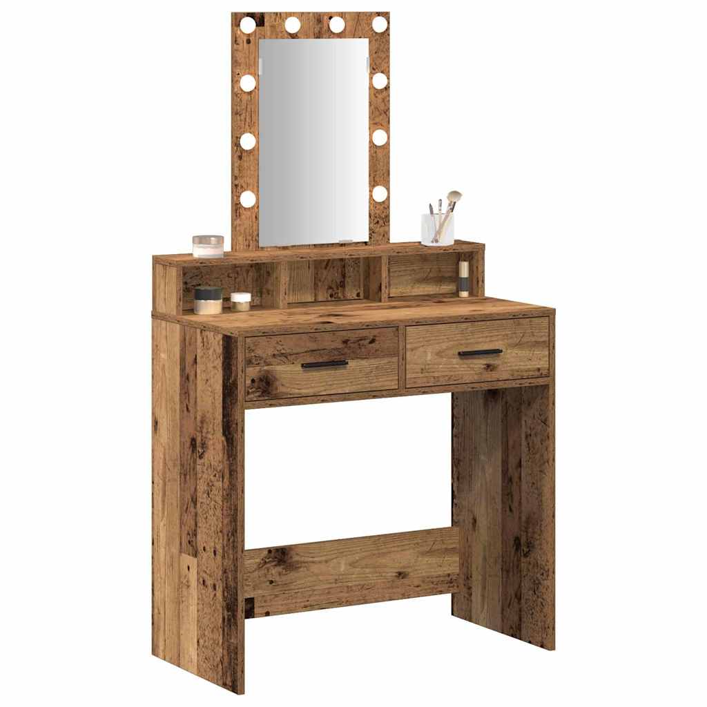 Plafondtafel met lade Bruin 79 x 41 x 140 cm Bewerkt hout is nu te koop bij PeponiXL, paradijselijk wonen!