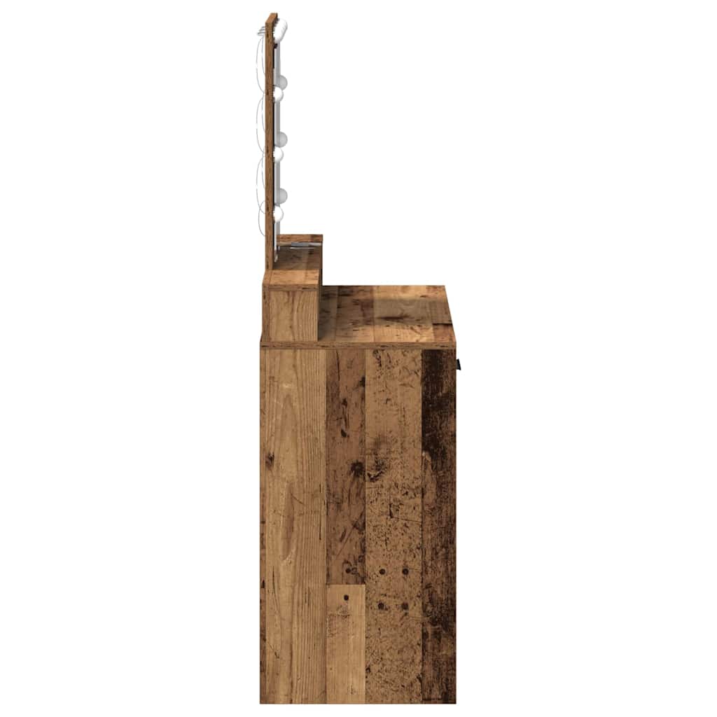 Plafondtafel met lade Bruin 79 x 41 x 140 cm Bewerkt hout is nu te koop bij PeponiXL, paradijselijk wonen!