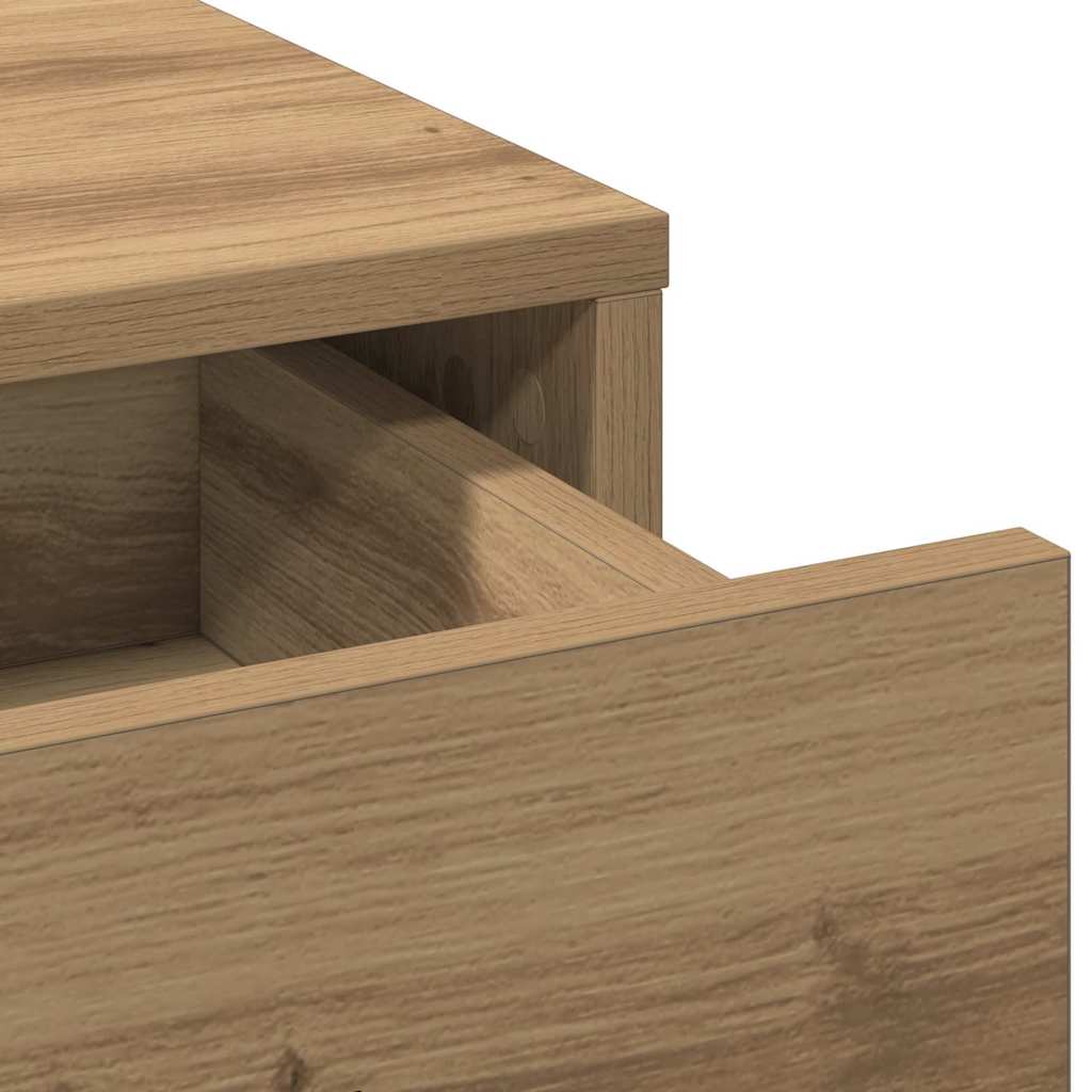 Plafondtafel met lade Bruin 79 x 41 x 140 cm Bewerkt hout is nu te koop bij PeponiXL, paradijselijk wonen!