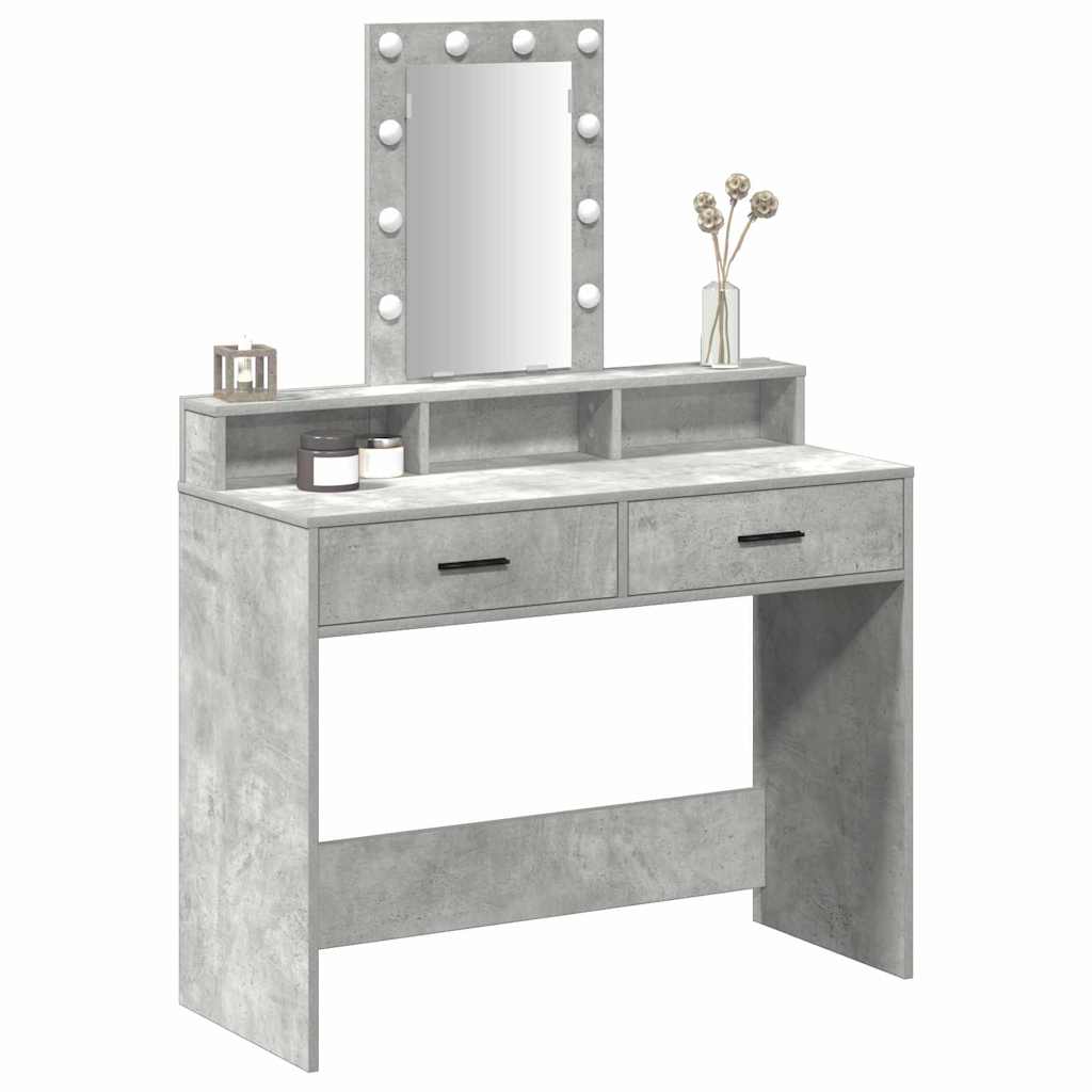 Plafondtafel met lade Grijs 100 x 41 x 140 cm Bewerkt hout is nu te koop bij PeponiXL, paradijselijk wonen!