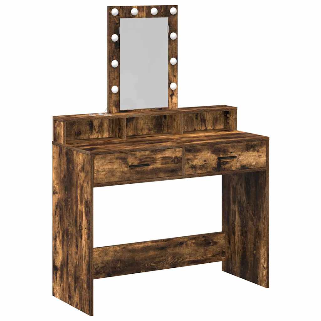 Plafondtafel met lade Bruin 100 x 41 x 140 cm Bewerkt hout is nu te koop bij PeponiXL, paradijselijk wonen!